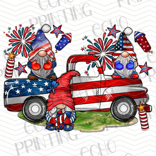 FOJG 492 - PATRIOTIC TRUCK FIREWORKS