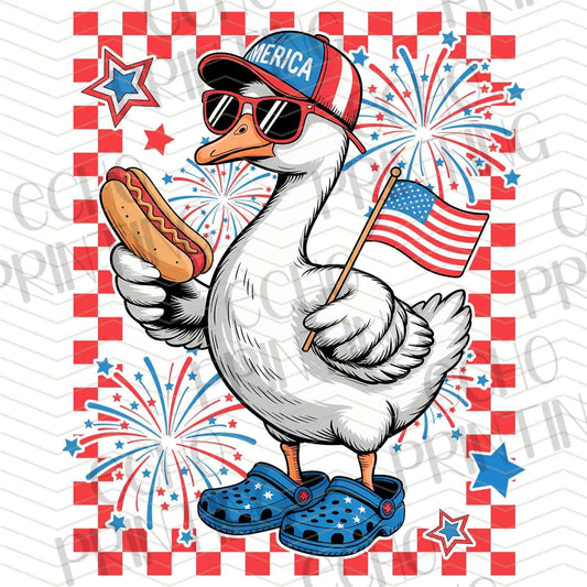 FOJG 533 - PATRIOTIC GOOSE FIREWORKS