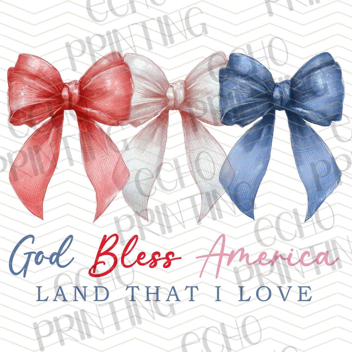 FOJG 548 - GOD BLESS AMERICA BOWS
