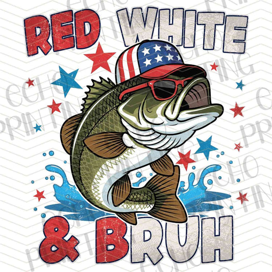 FOJG 557 - RED WHITE AND BRUH