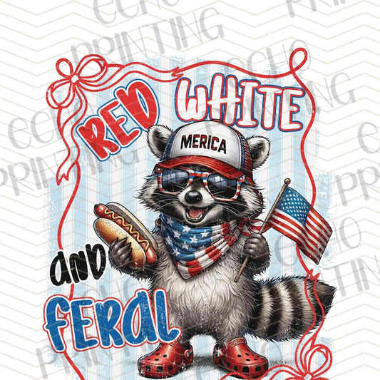 FOJG 563 - RED WHITE AND FERAL