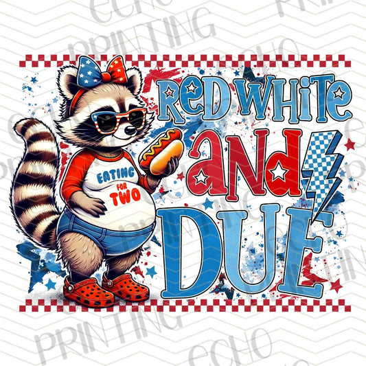 FOJG 584 - RED WHITE AND DUCK