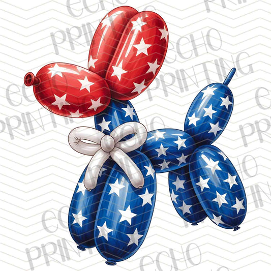 FOJG 5 - PATRIOTIC BALLOON DOG