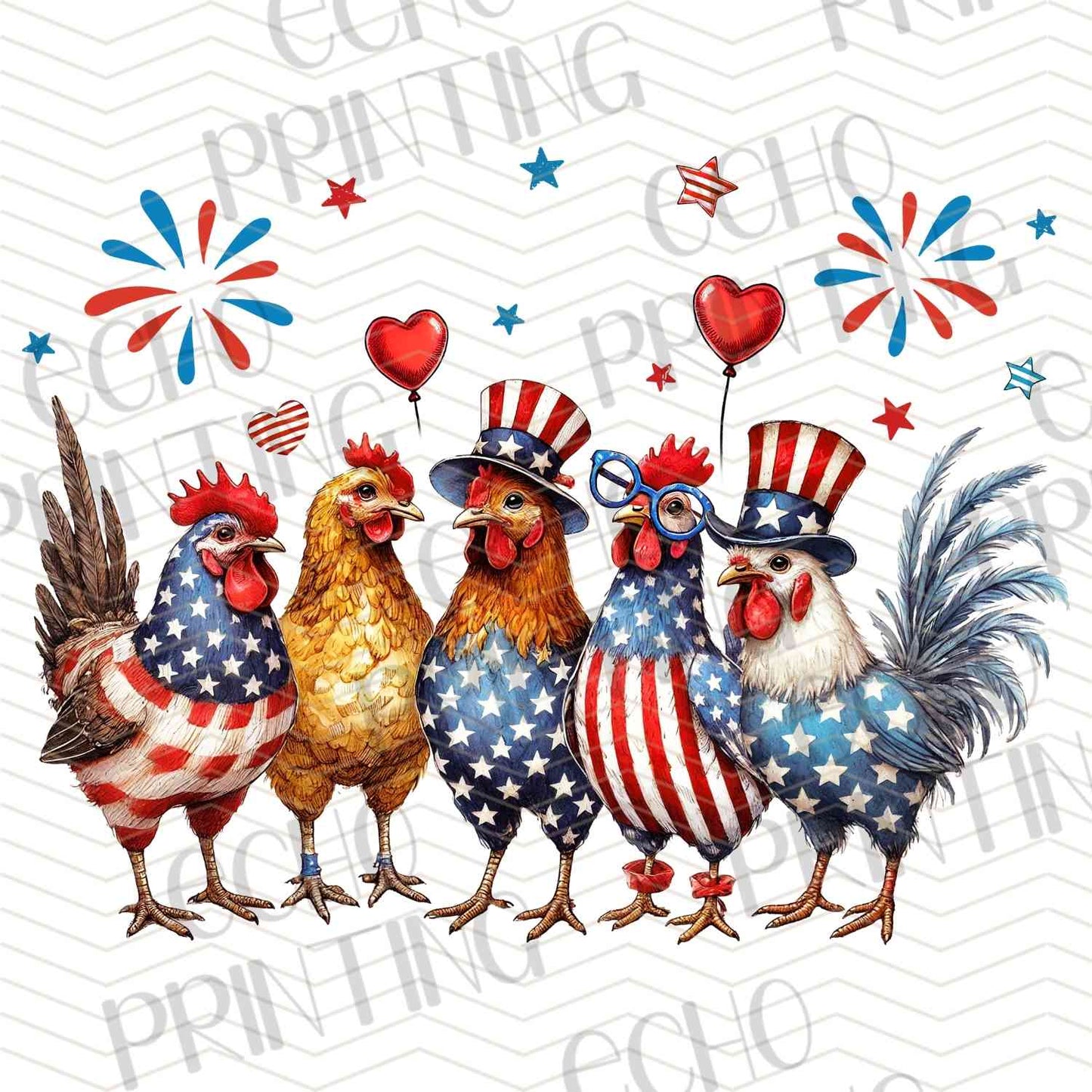 FOJG 612 - PATRIOTIC FARM ANIMALS