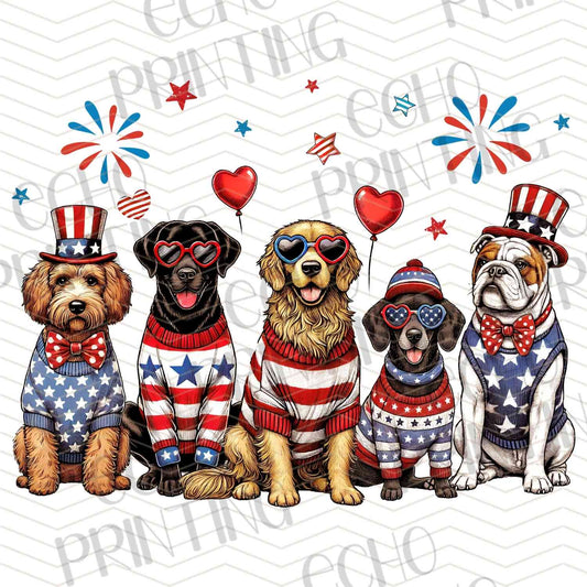 FOJG 614 - PATRIOT PUP LINEUP