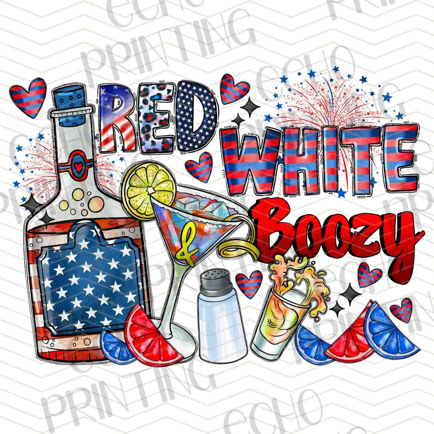 FOJG 621 - RED WHITE BOOZY