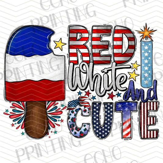 FOJG 622 - RED WHITE AND CUTE