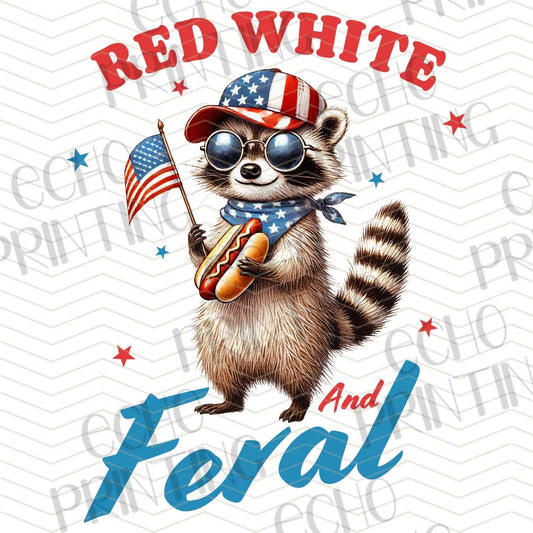 FOJG 623 - RED WHITE AND FERAL
