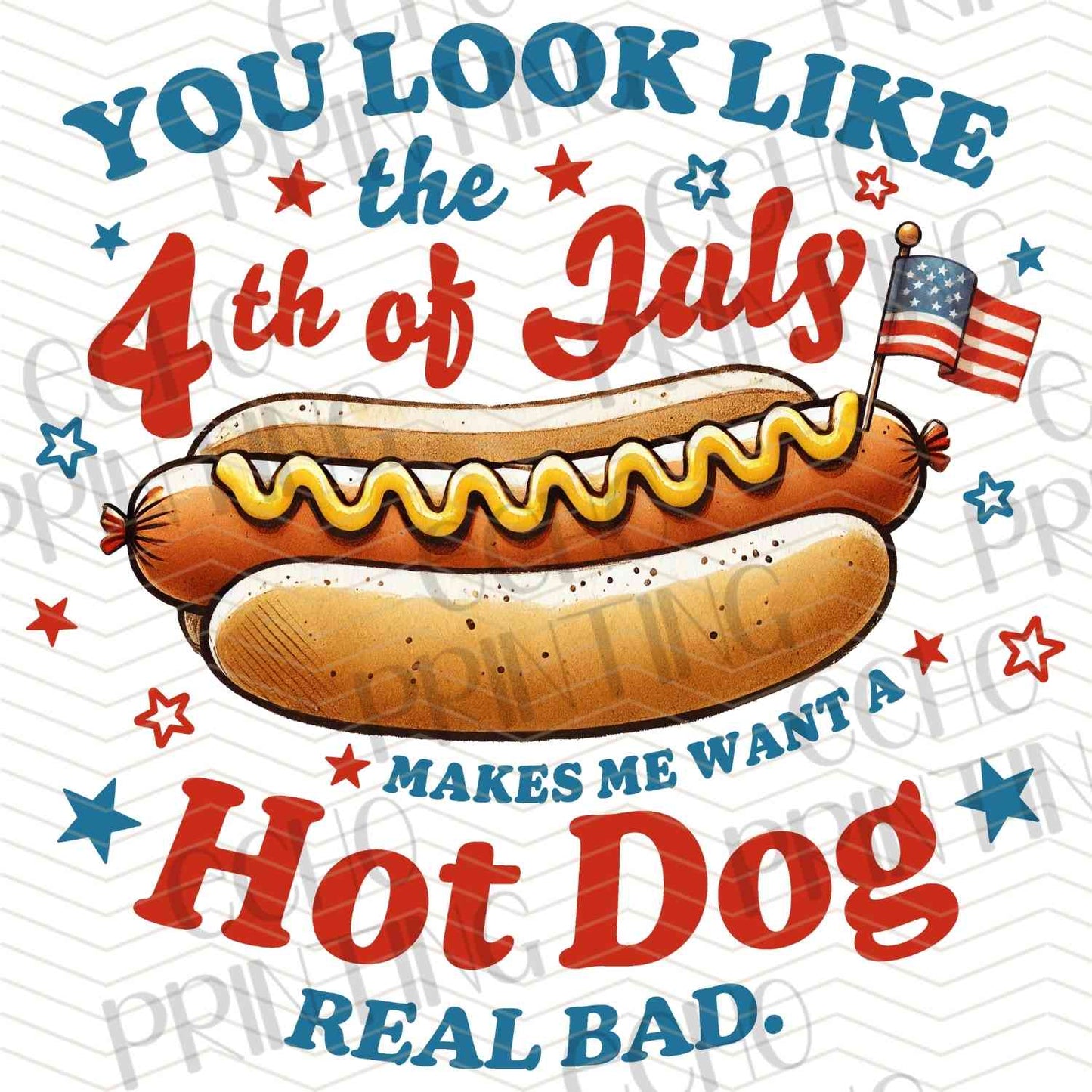 FOJG 650 - YOU LOOK LIKE THE 4TH OF JULY HOT DOG REAL BAD
