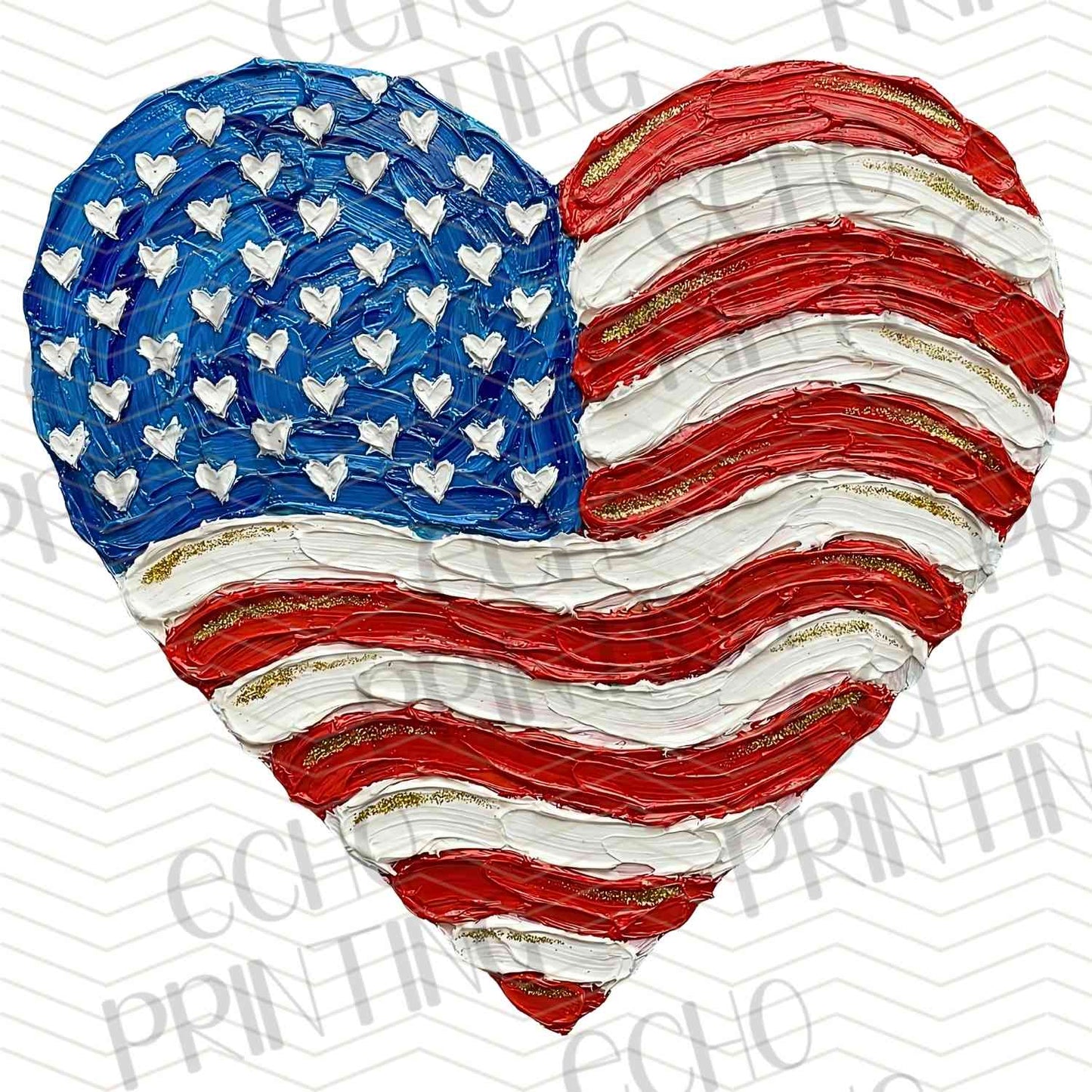 FOJG 652 - AMERICAN FLAG HEART