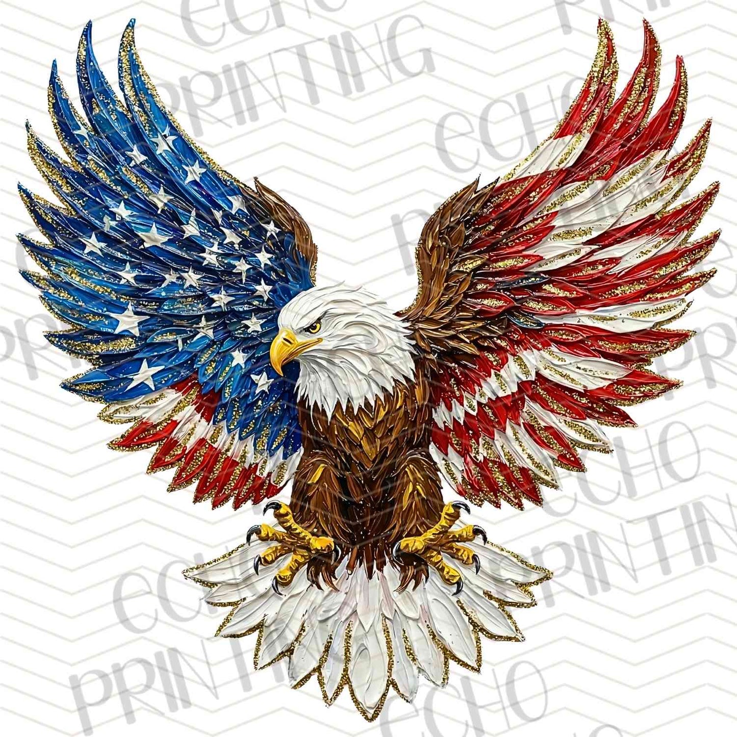 FOJG 655 - PATRIOTIC EAGLE WINGS