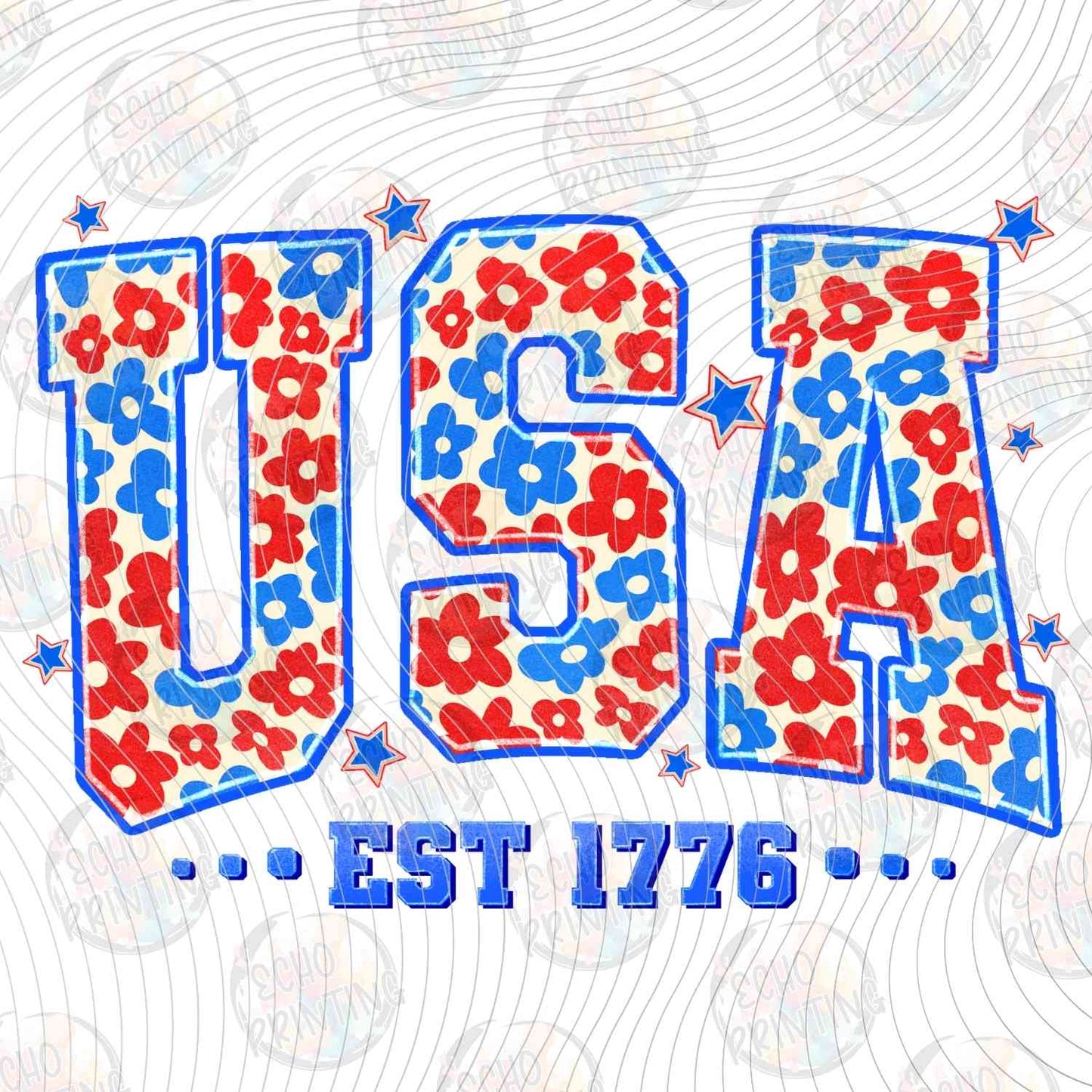 FOJG 665 - USA EST 1776 STARS