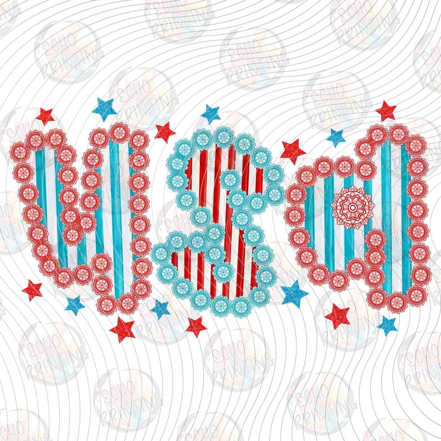 FOJG 670 - USA PATCH STYLE