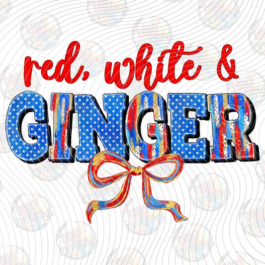 FOJG 692 - RED WHITE AND GINGER