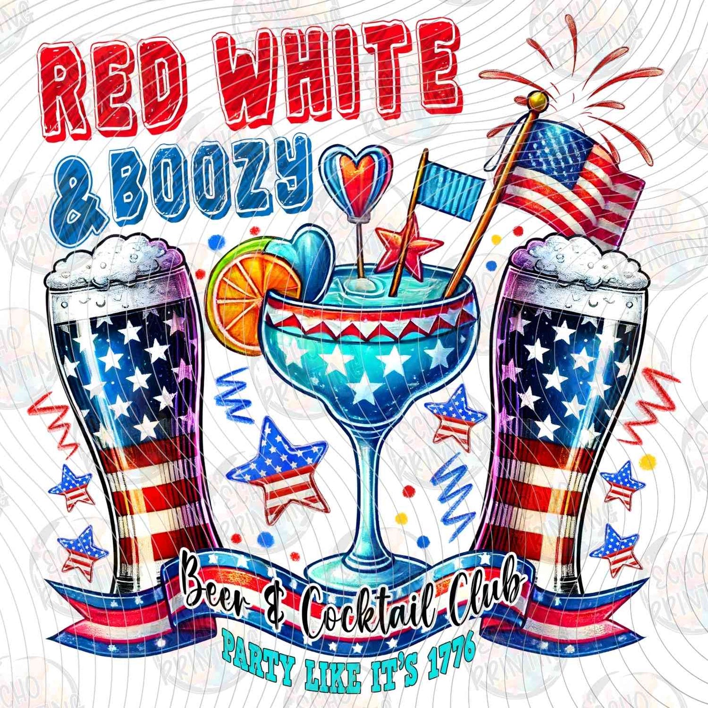 FOJG 693 - RED WHITE BOOZY COCKTAIL