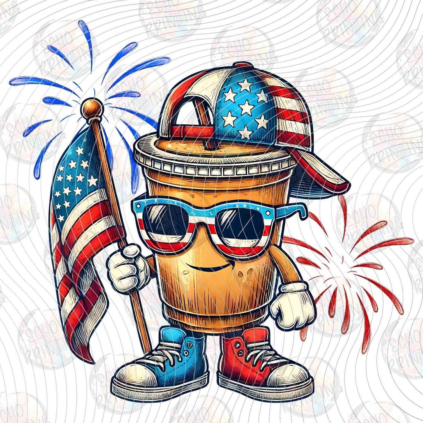FOJG 703 - PATRIOTIC COOL CHARACTER
