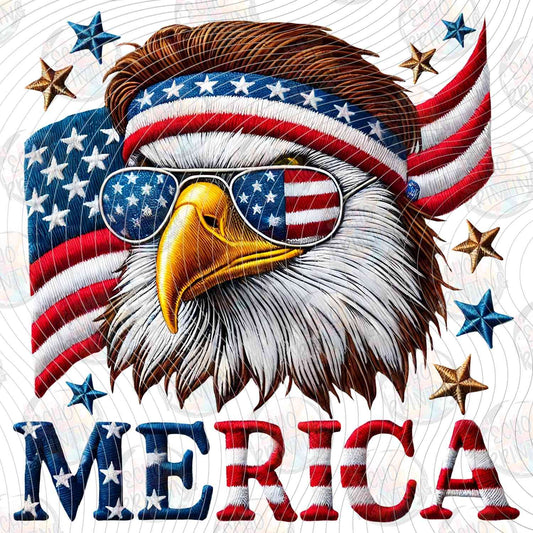 FOJG 710 - MERICA EAGLE FLAG