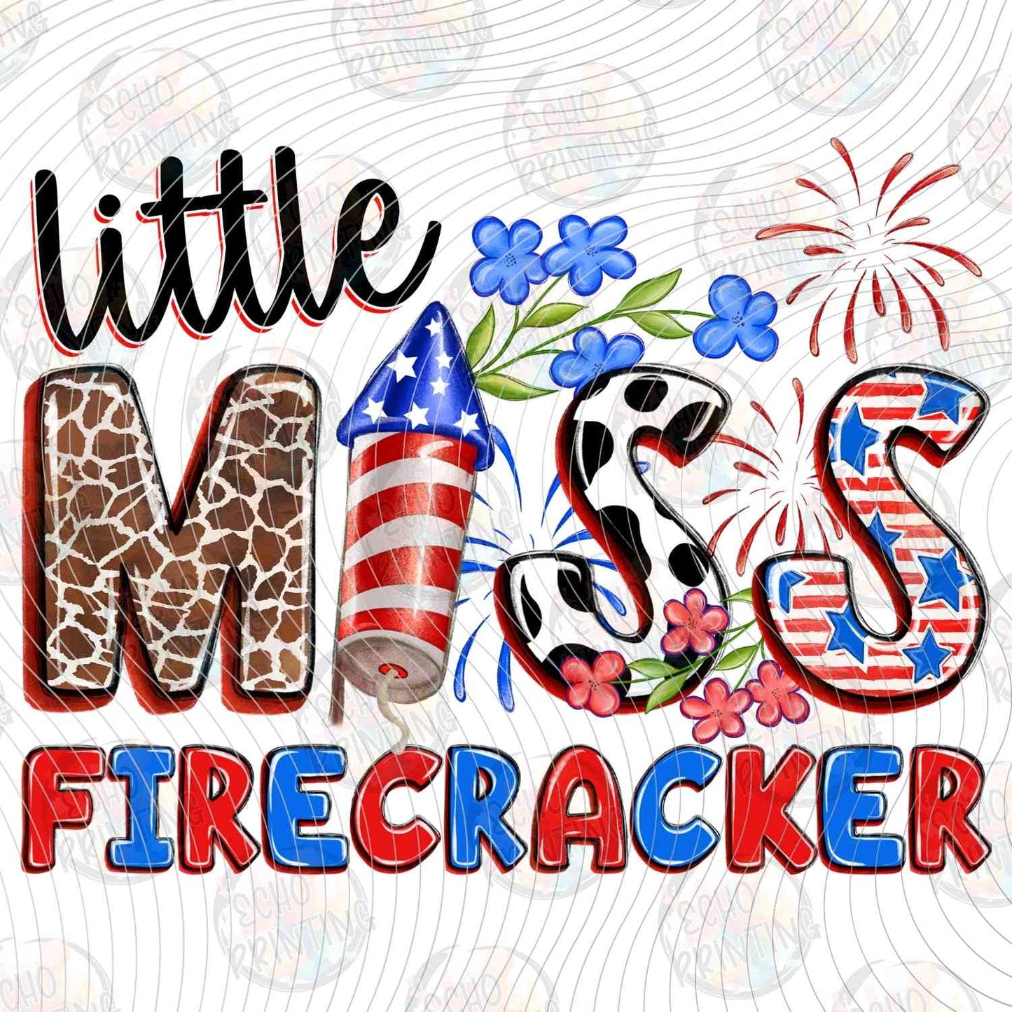 FOJG 714 - LITTLE MISS FIRECRACKER BOW