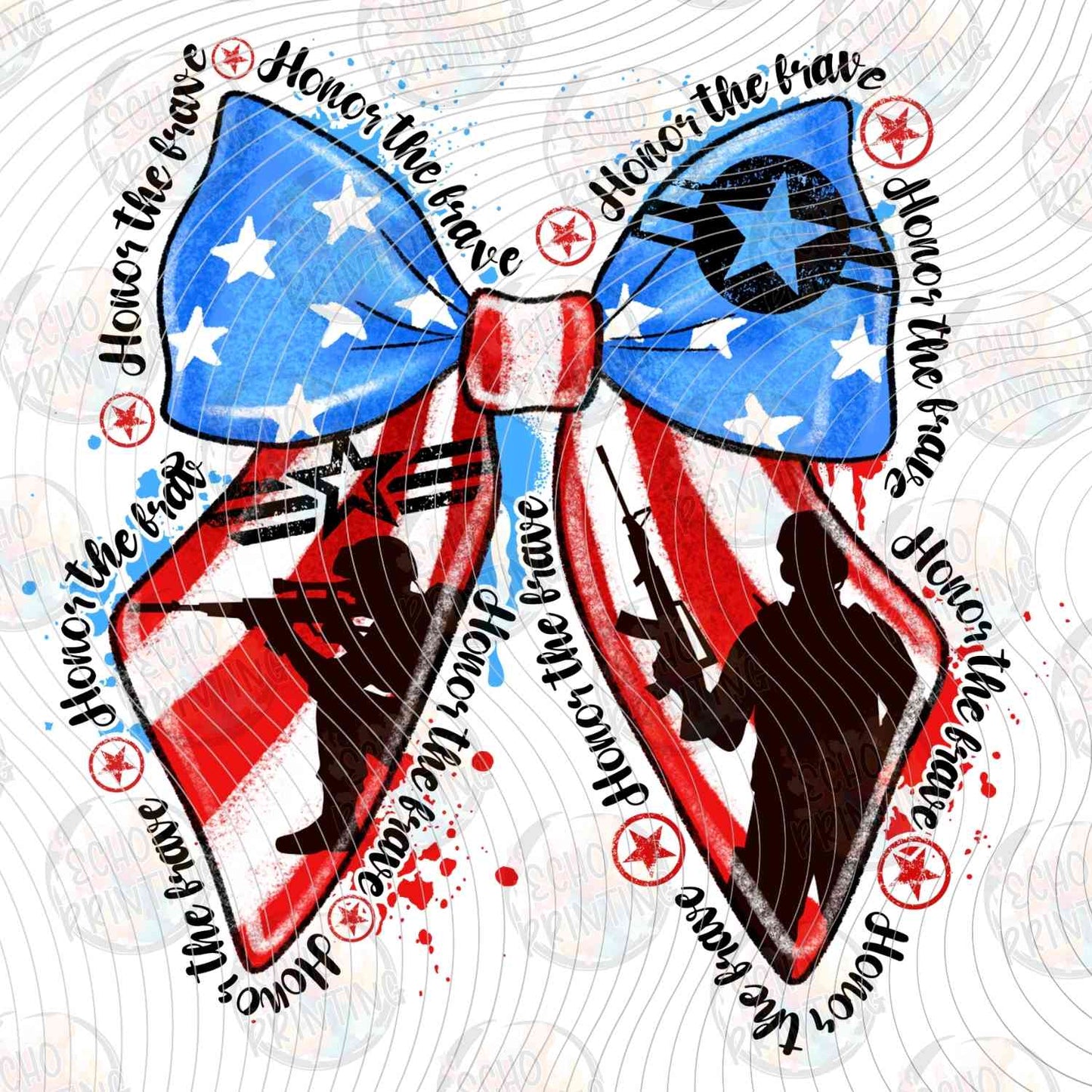 FOJG 734 - PATRIOTIC BOW BOOTS