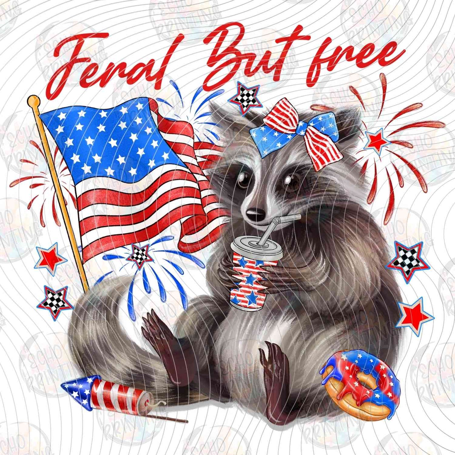 FOJG 736 - FERAL BUT FREE RACCOON