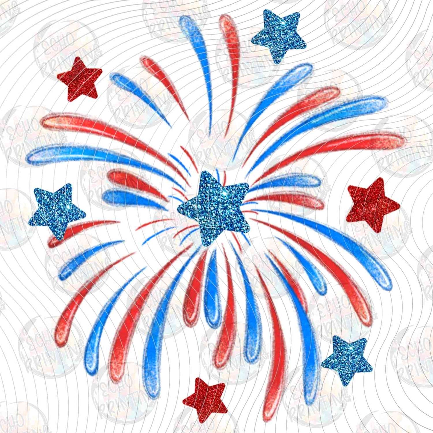 FOJG 752 - PATRIOTIC FIREWORK BURST