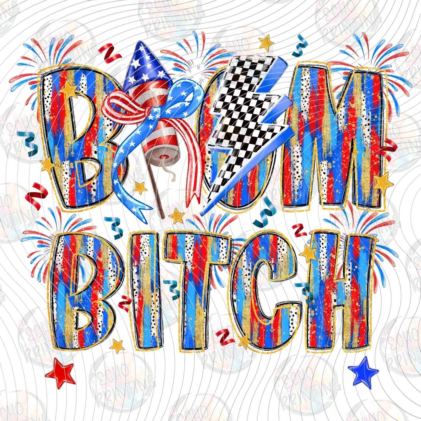 FOJG 759 - PATRIOTIC GIRL GRAPHIC