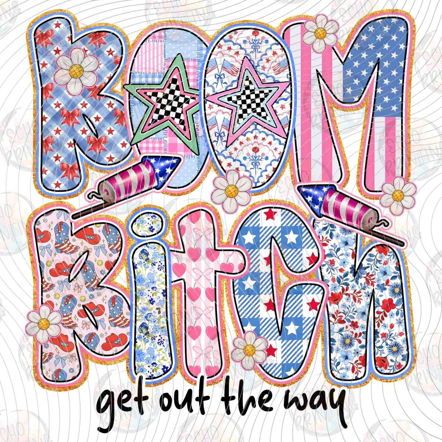 FOJG 761 - PATRIOTIC PATTERN MIX