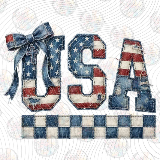 FOJG 773 - USA BOW AND TEXT