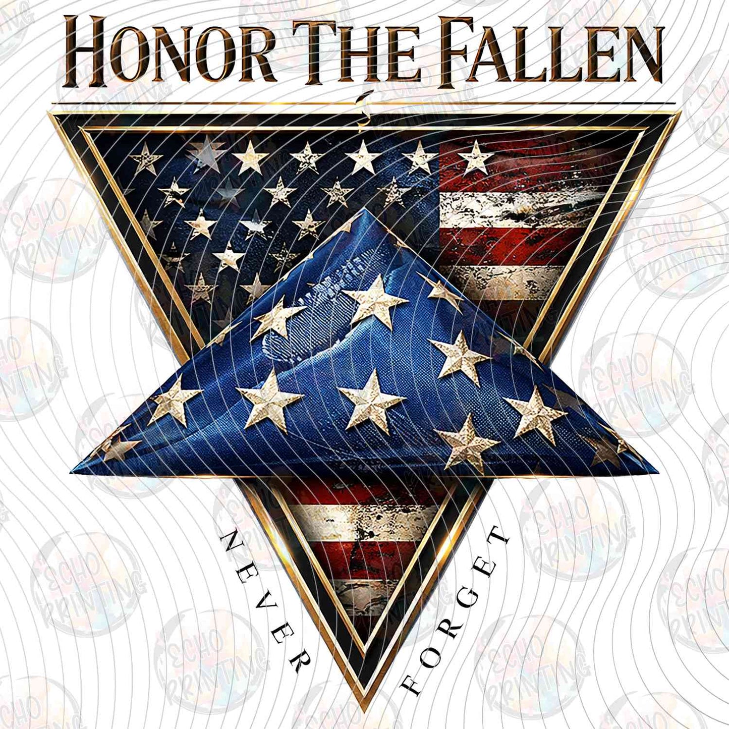 FOJG 781 - HONOR THE FALLEN PATRIOTIC TRIANGLE
