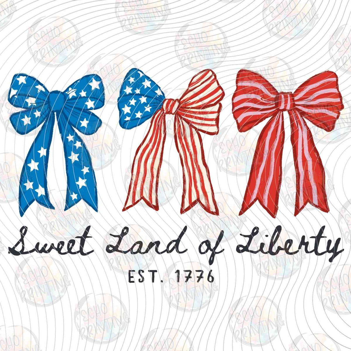 FOJG 797 - SWEET LAND OF LIBERTY PATRIOTIC BOWS