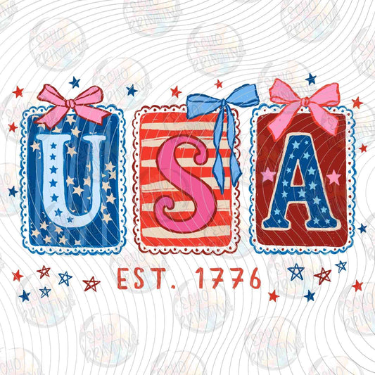 FOJG 799 - USA EST 1776 PATRIOTIC LETTERS