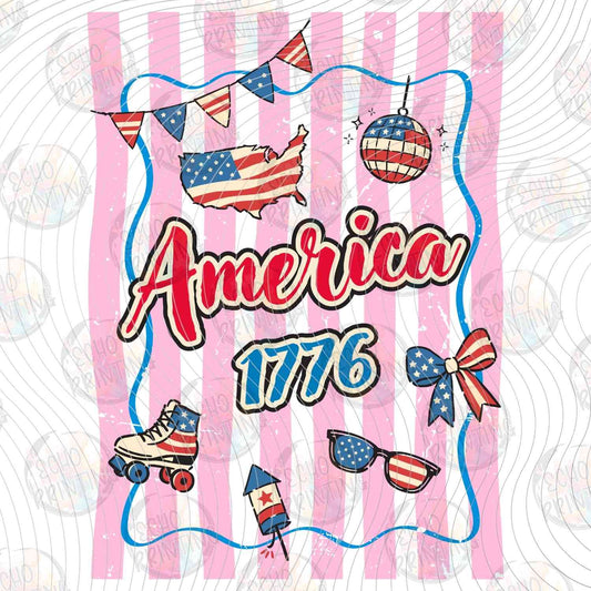 FOJG 807 - AMERICA 1776 PATRIOTIC BANNER
