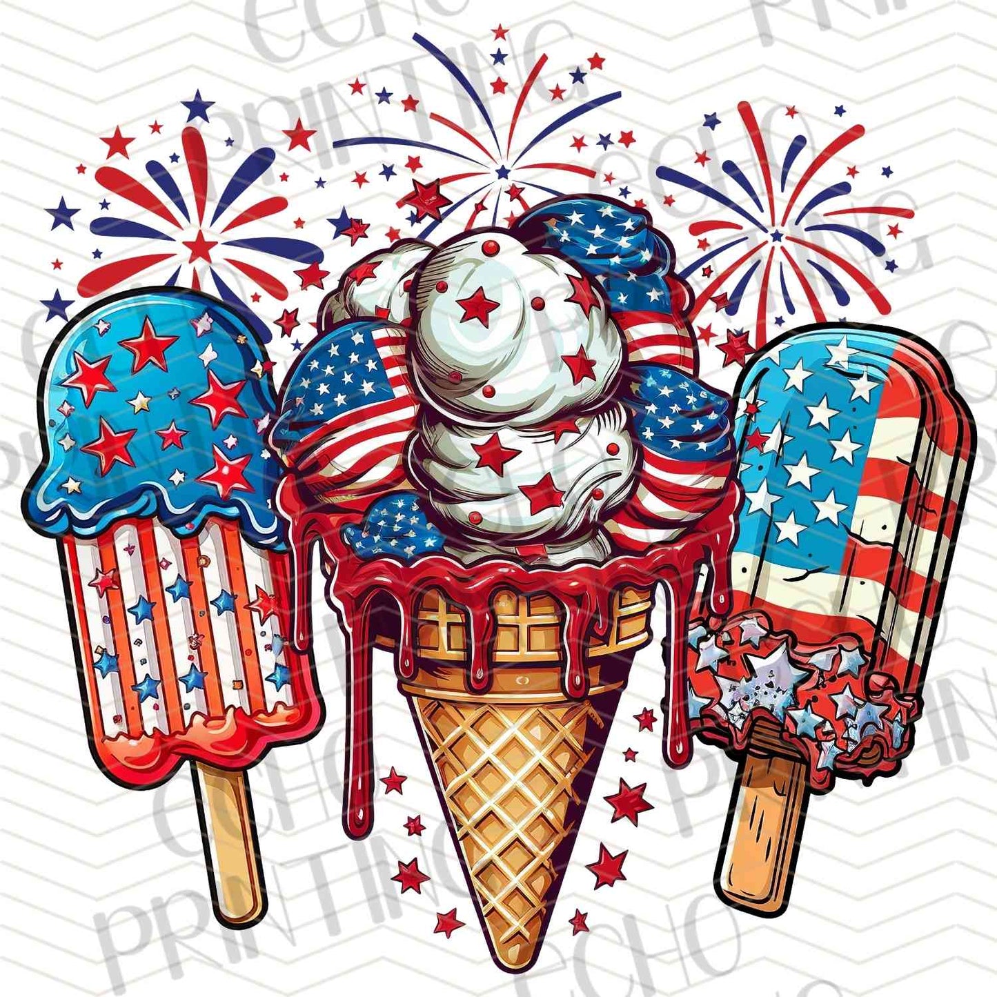 FOJG 82 - PATRIOTIC ICE POPS