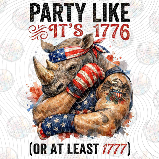 FOJG 834 - PARTY LIKE ITS 1776 MUSCLE RHINO