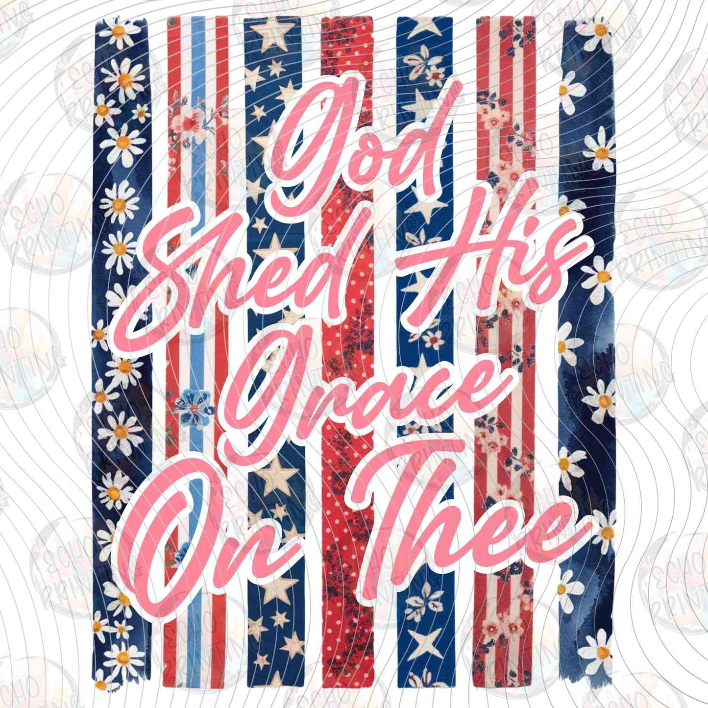 FOJG 853 - GOD SHED HIS GRACE ON THEE FLAG