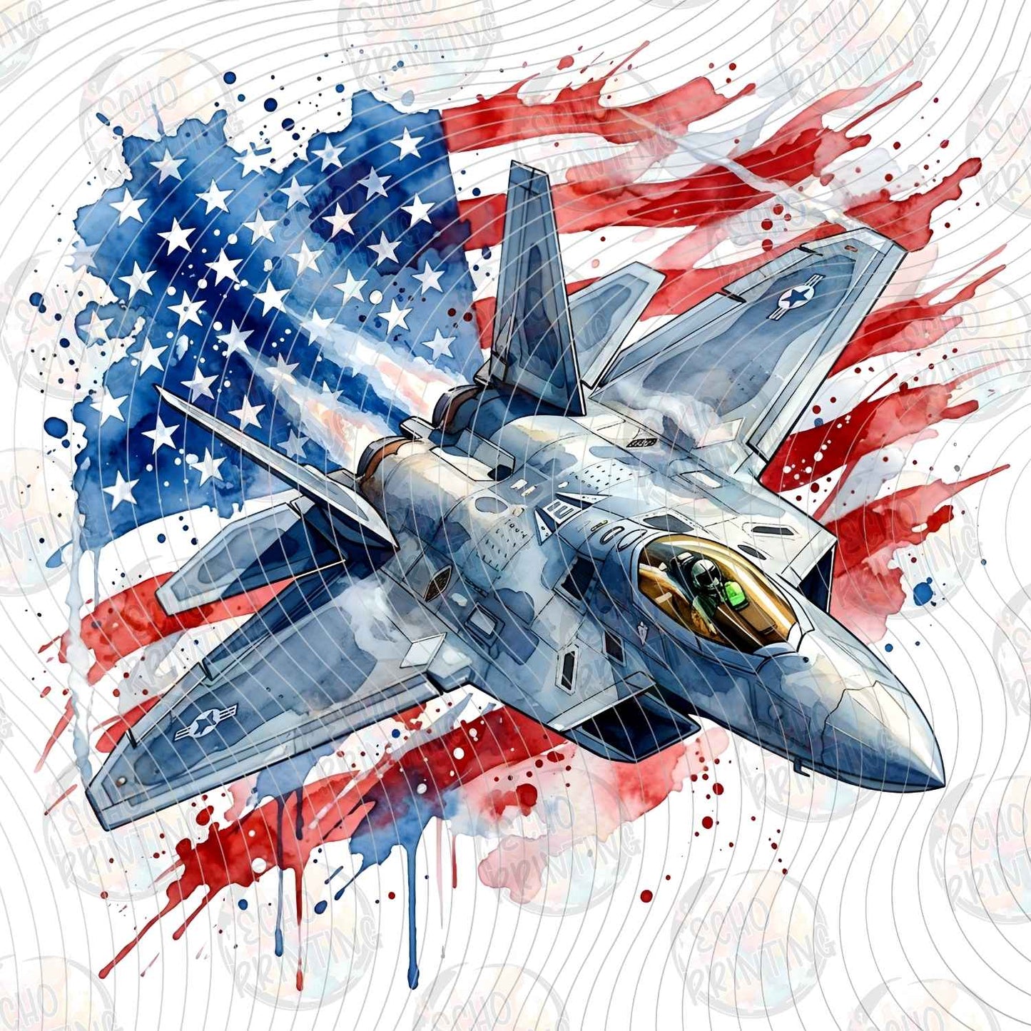 FOJG 855 - PATRIOTIC FIGHTER JET