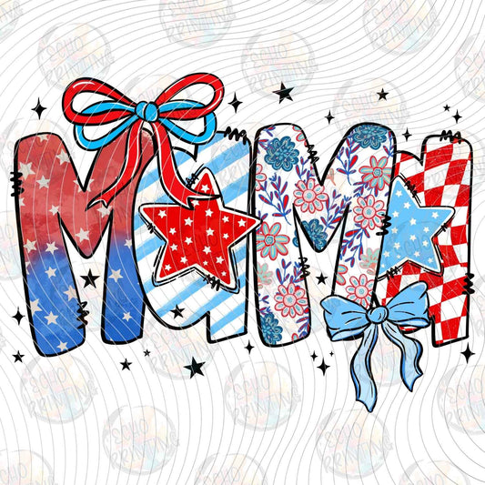 FOJG 863 - MAMA PATRIOTIC BOW