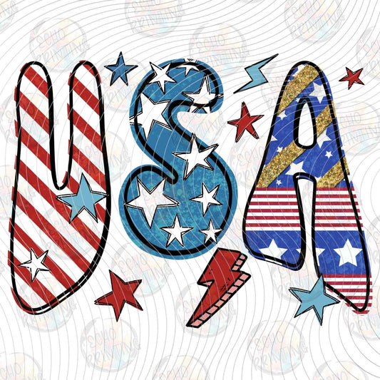FOJG 867 - USA PATRIOTIC LIGHTNING