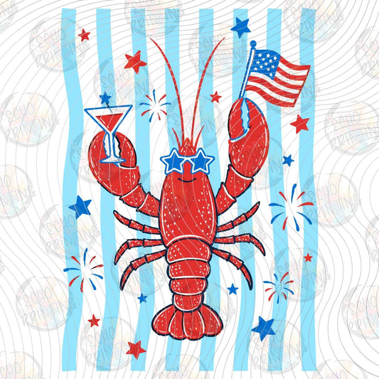 FOJG 877 - PATRIOTIC LOBSTER