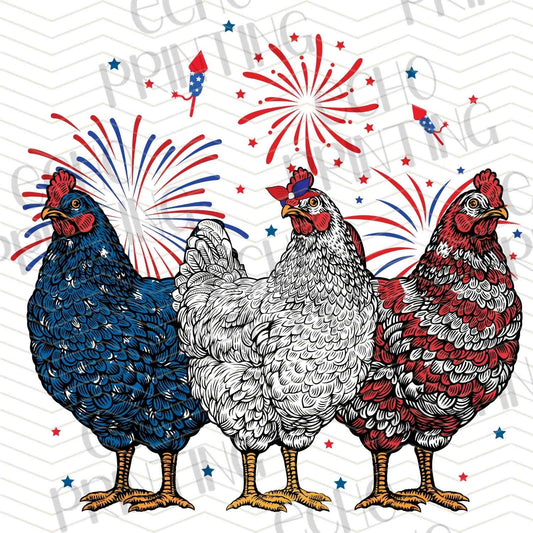 FOJG 87 - PATRIOTIC ROOSTERS