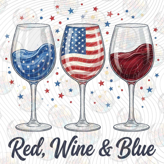 FOJG 881 - RED WINE AND BLUE