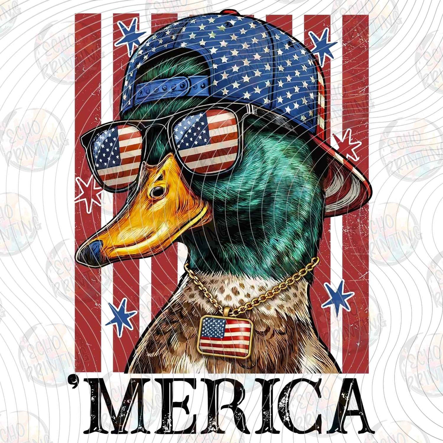 FOJG 890 - PATRIOTIC DUCK AMERICA