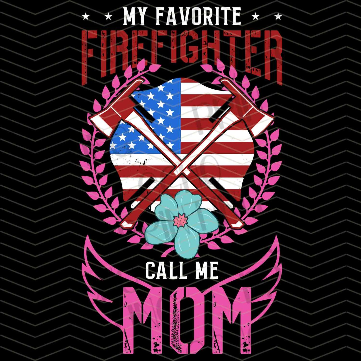 FRFGT 18 - FIREFIGHTER MOM LOVE