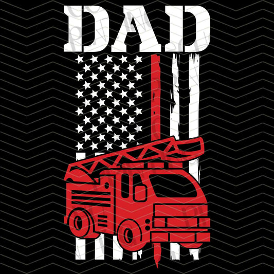FRFGT 8 - FIREFIGHTER DAD PRIDE