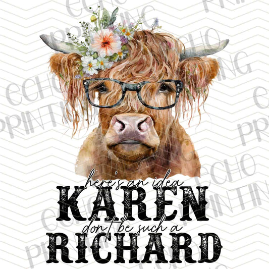 FRMG 112 – FLORAL HIGHLAND COW
