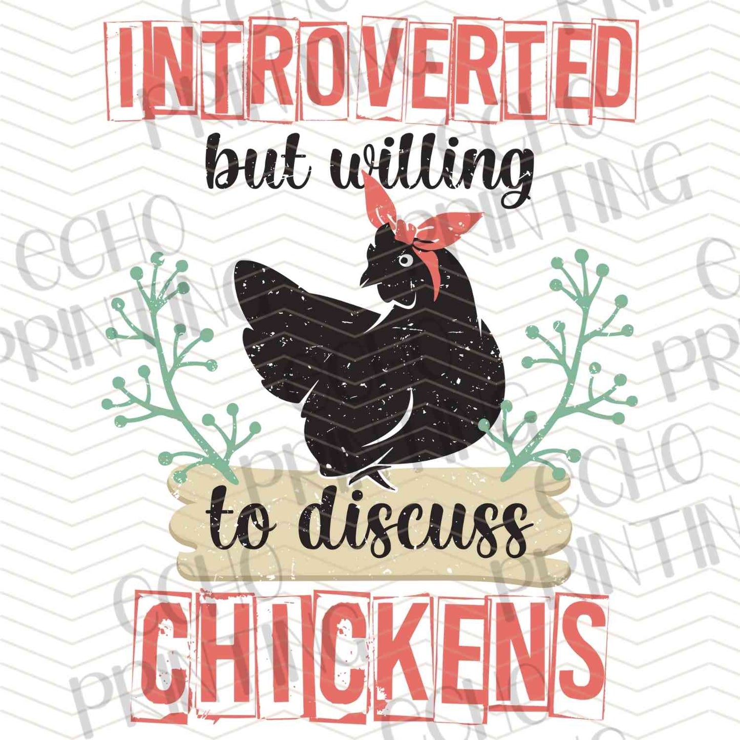 FRMG 138 – INTROVERTED BUT WILLING TO DISCUSS CHICKENS