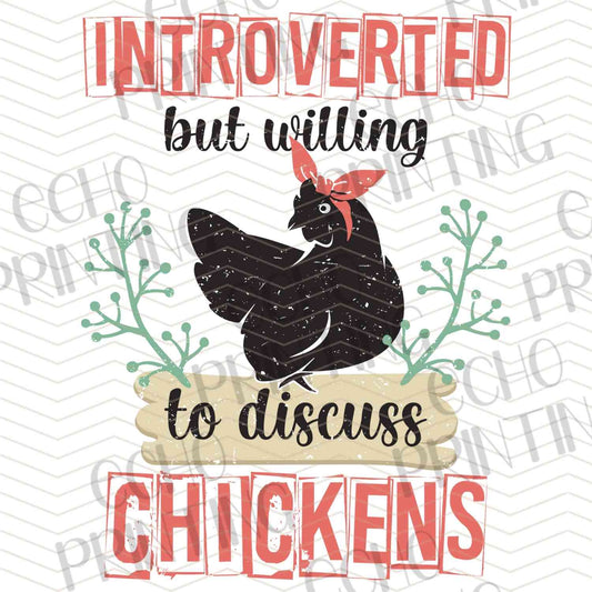 FRMG 138 – INTROVERTED BUT WILLING TO DISCUSS CHICKENS