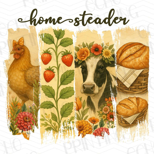 FRM 11– HOMESTEADER WITH CHICKENS AND GARDEN