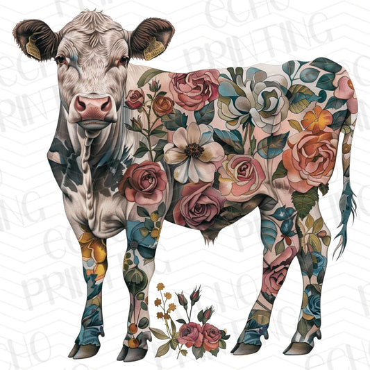 FRMG 38 – FLORAL COW ART