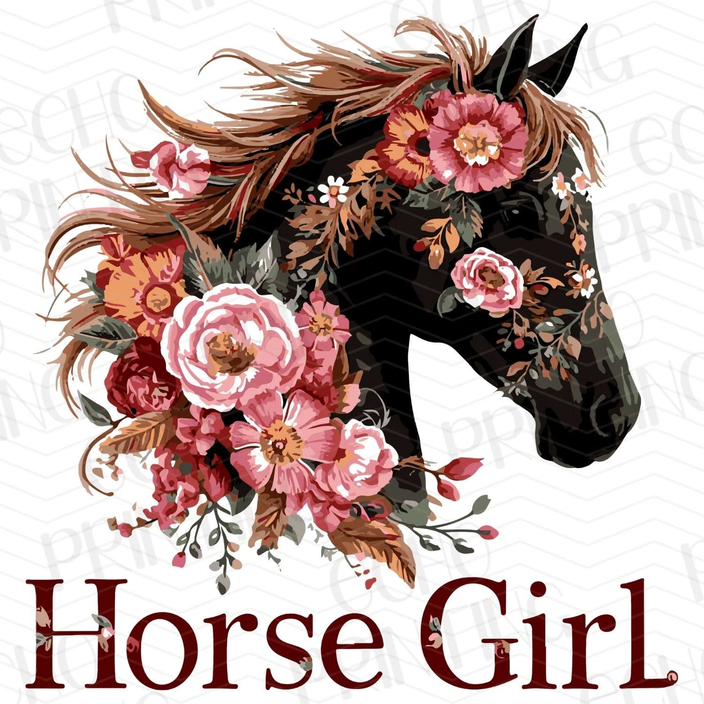 FRM 42 – HORSE GIRL WITH FLOWER CROWN
